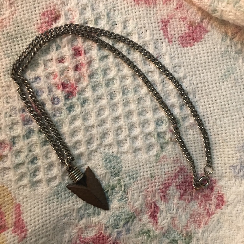 🤡Arrow Head Fatigue Chic Bronze Silver Necklace🤡